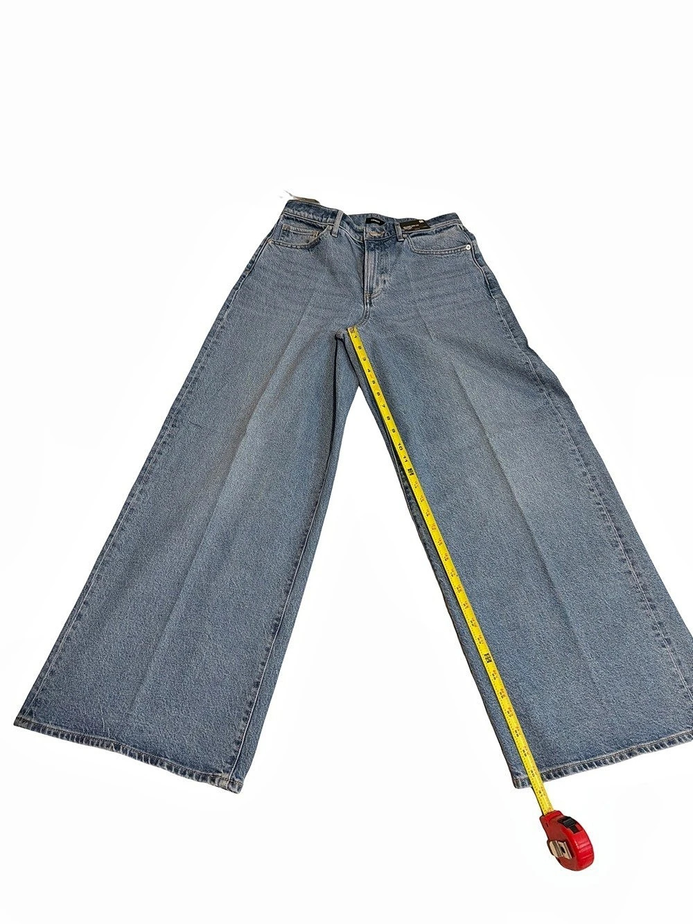 Express  High Rise Wide Leg Jean Blue - Picture 5 of 6